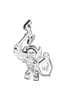 LEGO Nexo Knights kleurplaat 16